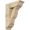 Ekena Millwork Funston Traditional Rough Sawn Bracket w/ Offset Brace, Douglas Fir, 8"W x 22"D x 30"H BKT0806X22X30FST01RDF - alternate 1
